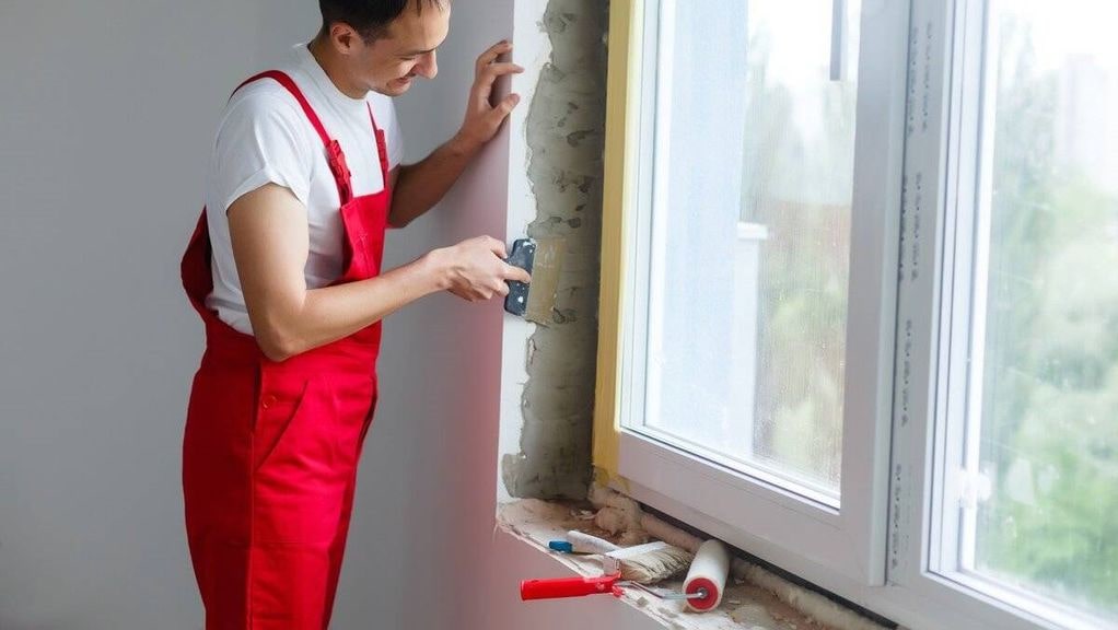 откосы штукатурим