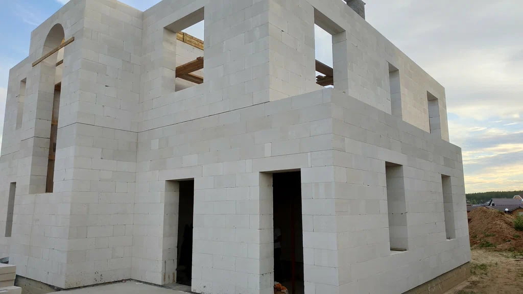 дом из газобетона
