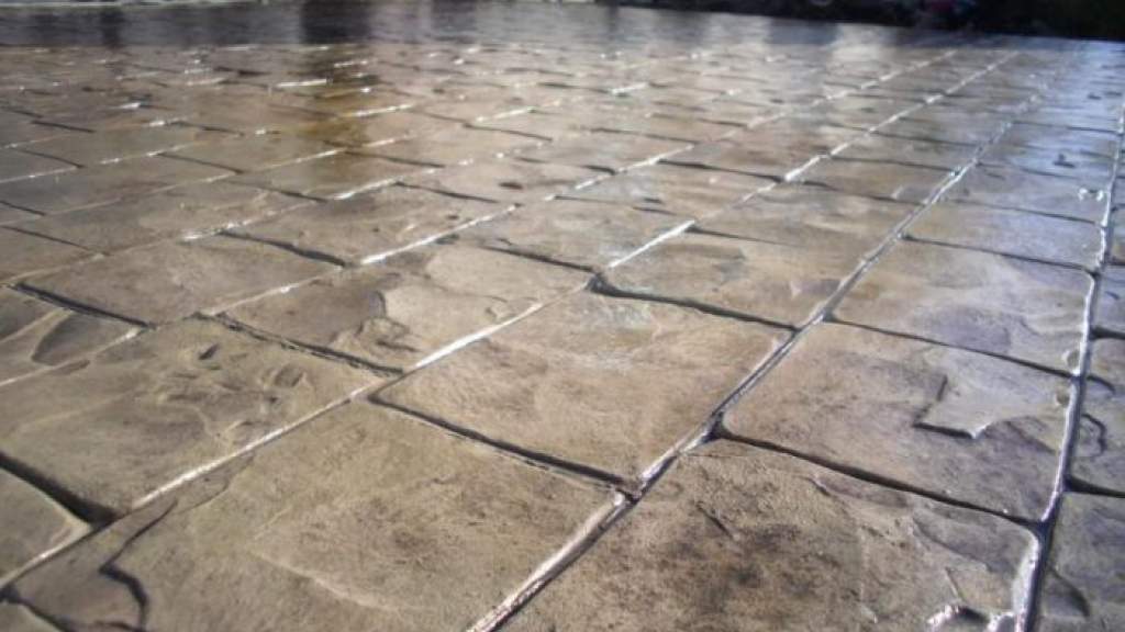 печатный бетон